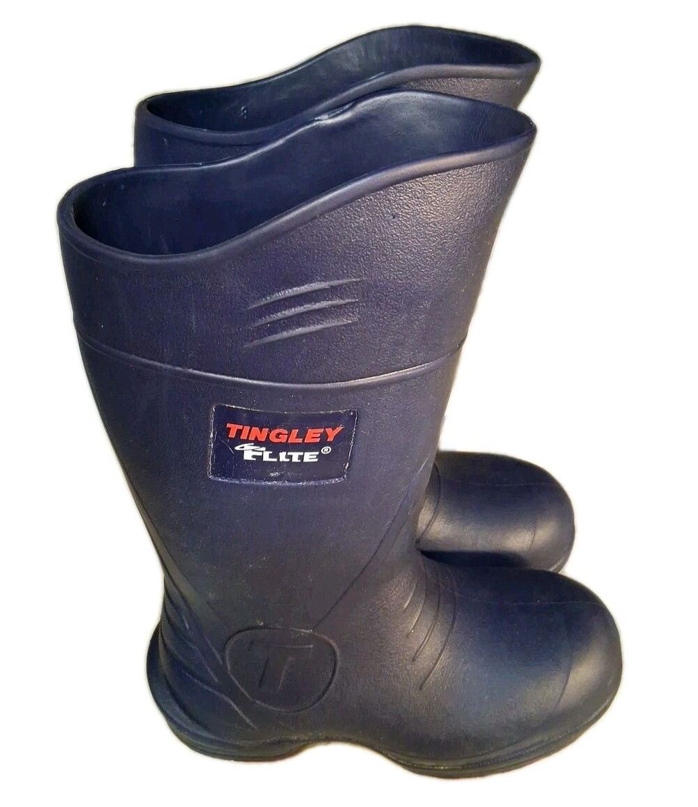 Tingley Flite Size 8M - 10W Safety Toe Boot w/ Chevron-Plus Outsole Dark Blue